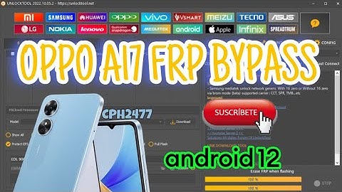 OPPO A17 CPH2477 Frp Bypass | Remove Google Account | Screen lock Remove UNLOCK TOOL