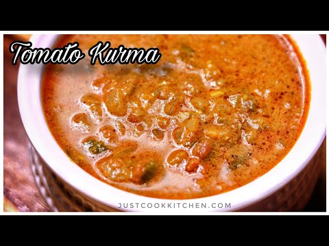 Tomato Kurma for Chapati, Idli and Dosa