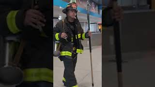 FDNY says 700 passengers had to evacuate a train #shorts
