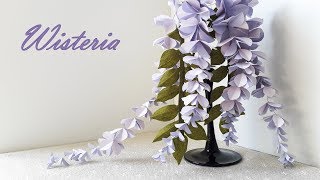 diy wisteria papercraft /глициния из бумаги своими руками