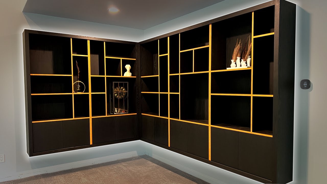 I've never seen shelving built like this.