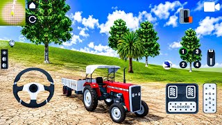 Indian Tractor Simulator 3D - Extreme Offroad Tractor Driving | Village Farming Gameplay screenshot 1
