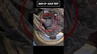 BAD CV-AXLE Test #automobile #tools #mechanic