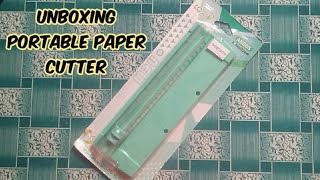 Unboxing Portable Paper Cutter/Unboxing Paper Trimmer/Unboxing stationary item/Unboxing Video/Review screenshot 4