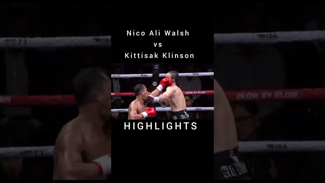 Бой между Нико Али Уолшем и Киттисаком Клинсоном завершился ничьей по решению большинства судей н...