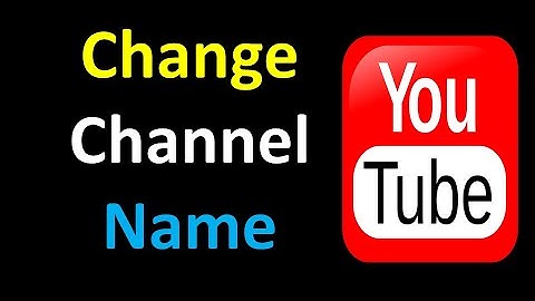 How to change YouTube channel name without changing your Google account name