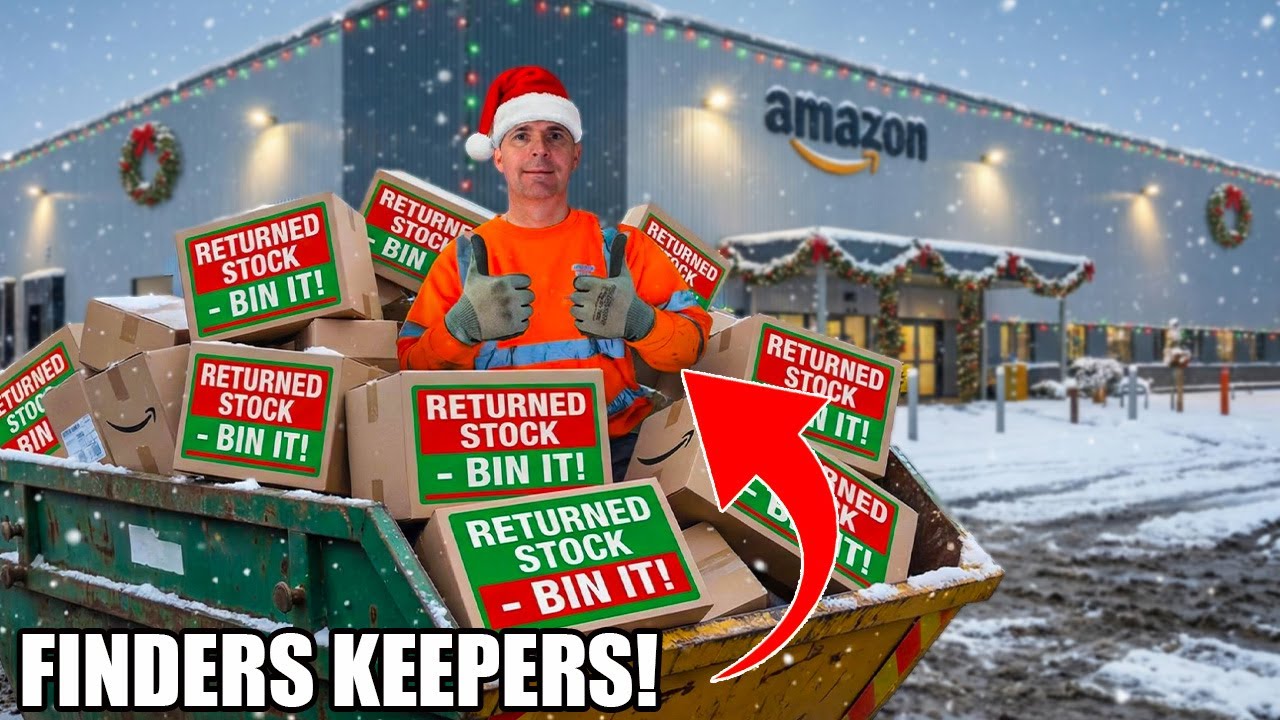 DUMPSTER DIVING UK AMAZON WAREHOUSE FINDERS KEEPERS😲