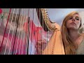 The last of the mohicans  theme harp cover