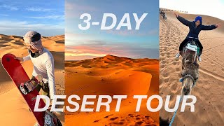3Day Sahara Desert Tour from Marrakech | Atlas Mountains, Ait Ben Haddou, Ouarzazate, Erg Chebbi