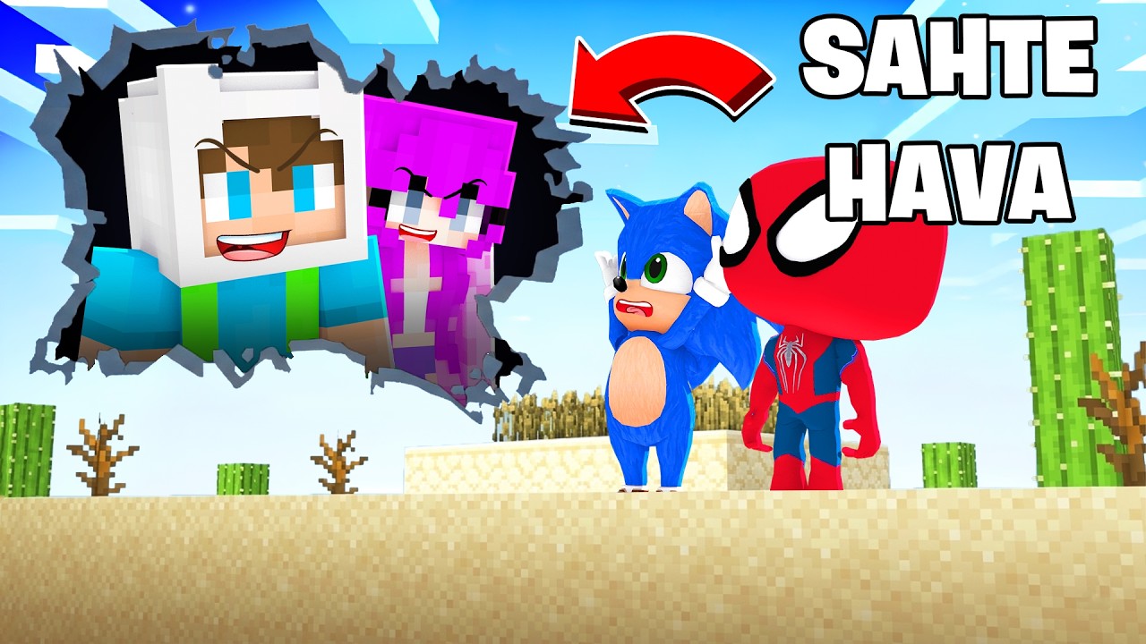 ENES VE BEBEK SONİC ARKADAŞLARI İLE GİZLİ GEÇİTLERDE SAKLAMBAÇ OYUNU 😱 Minecraft