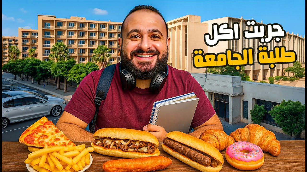 ⁣جربت مطاعم الكليات 🌯🔥 يوم كامل  أكل طلبة الجامعة 🤤🎓