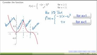 7.E2. First Derivative Test