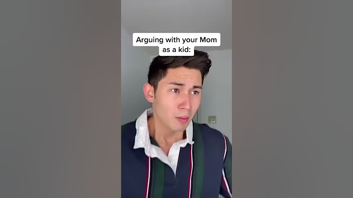 Arguing with your mom as a kid vs. adult 😂