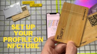 How to set up your ''programmed  and ready made NFC Business Card with nfctube''