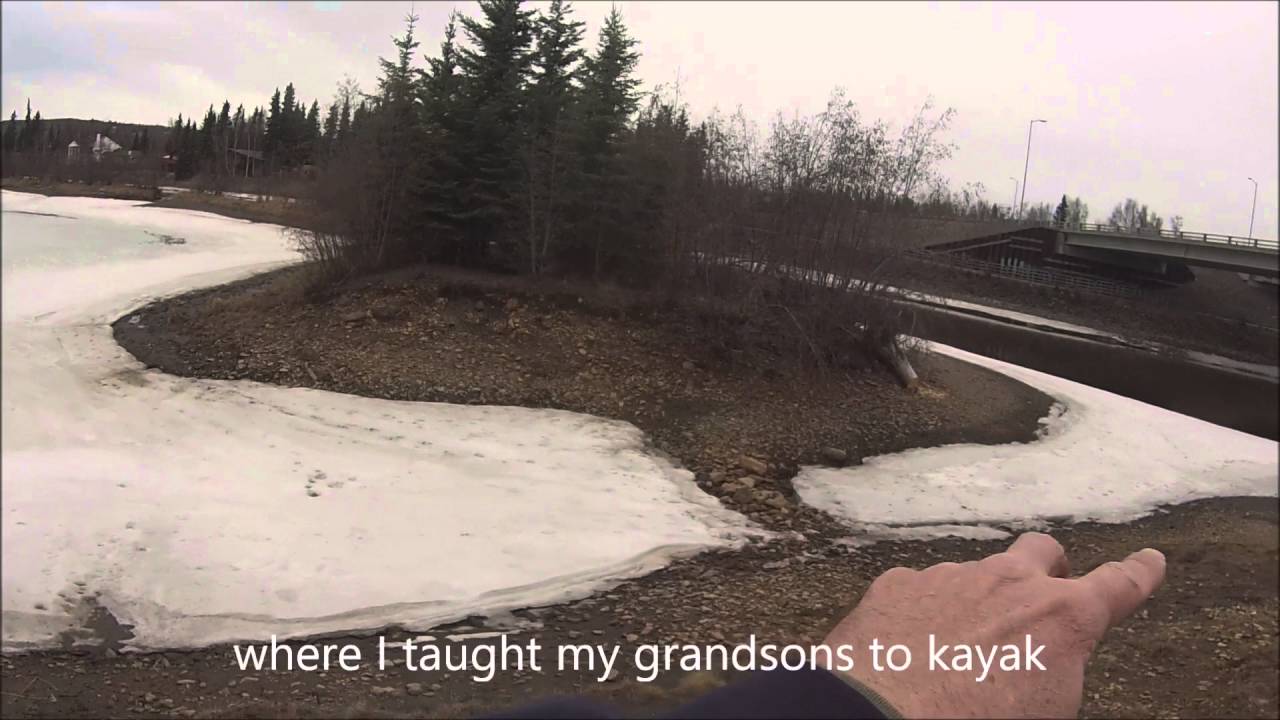 Preparing to change RV oil and drive to auto store and river,fairbanks