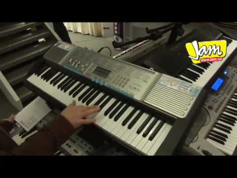 Casio Lk 220 Med Inbyggd Pianoskola Youtube 