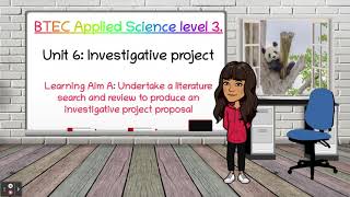 BTEC Applied Science Unit 6 Learning Aim A: BioTeach London
