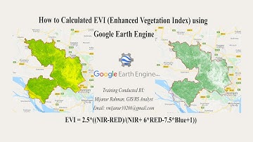 How to Calculated EVI (Enhanced Vegetation Index) using Google Earth Engine || EVI using GEE