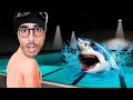 Devo ATTRAVERSARE questa PISCINA con uno SQUALO GIGANTESCO... (10 volte)