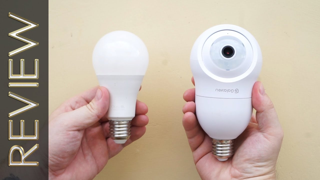 GALAYOU 360 Light Bulb Security Camera - Light Socket Wireless