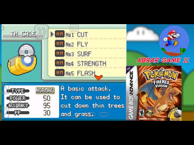 ◓ Cheats do Pokémon FireRed Version