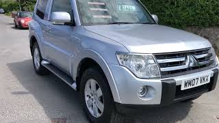 : 2007 MITSUBISHI SHOGUN 3 2 DI DC EQUIPPE TURBO DIESEL 3 DOOR AUTOMATIC 4X4