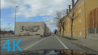 Driving in Rosenheim, Germany 4K