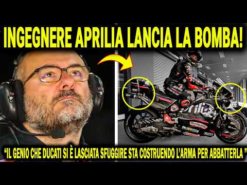 Video INGEGNERE GENIO APRILIA che Ducati ha TRASCURATO e FATTO SCAPPARE ora prepara la VENDETTA da NOALE!