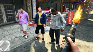 GTA 5 - Fire Bottle vs NPC's Ragdolls | Euphoria Physics Ragdolls 2026