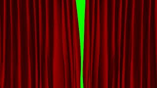 Green Screen Curtains closing no copyright