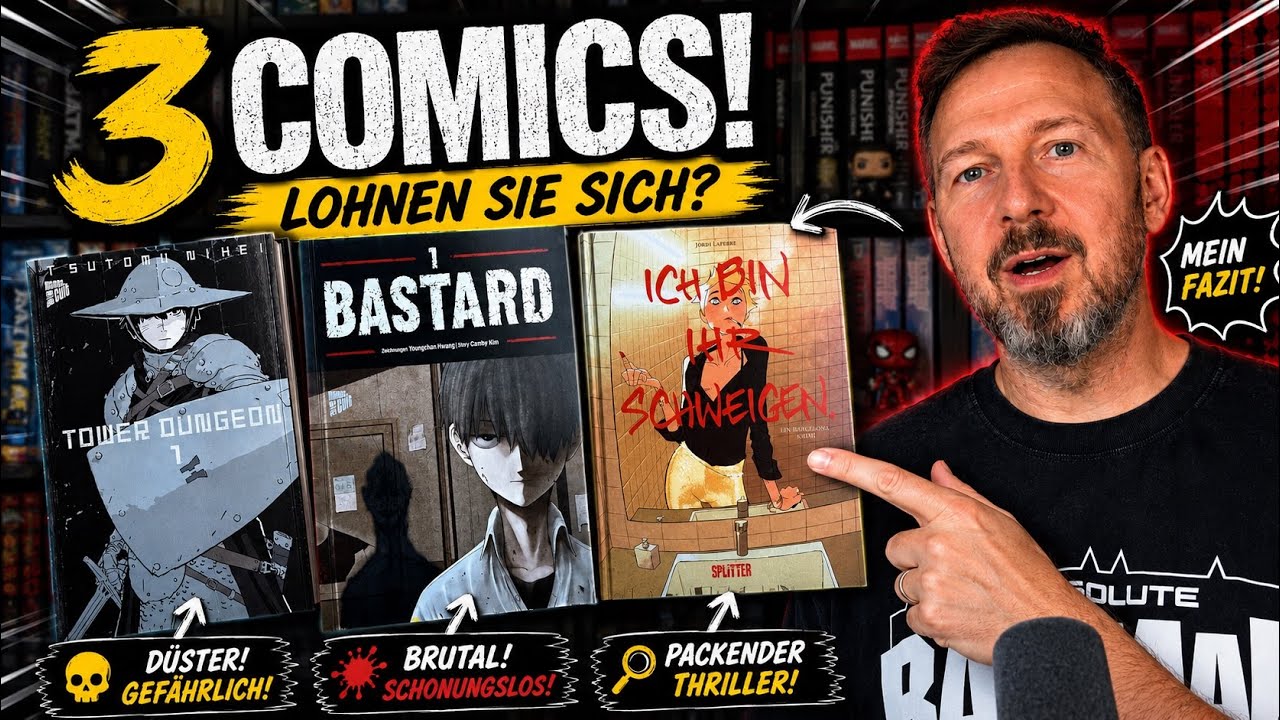 Comic / Manga Review KW 30 / 2026: Tower Dungeon 1, Bastard 1, Ich bin Ihr Schweigen