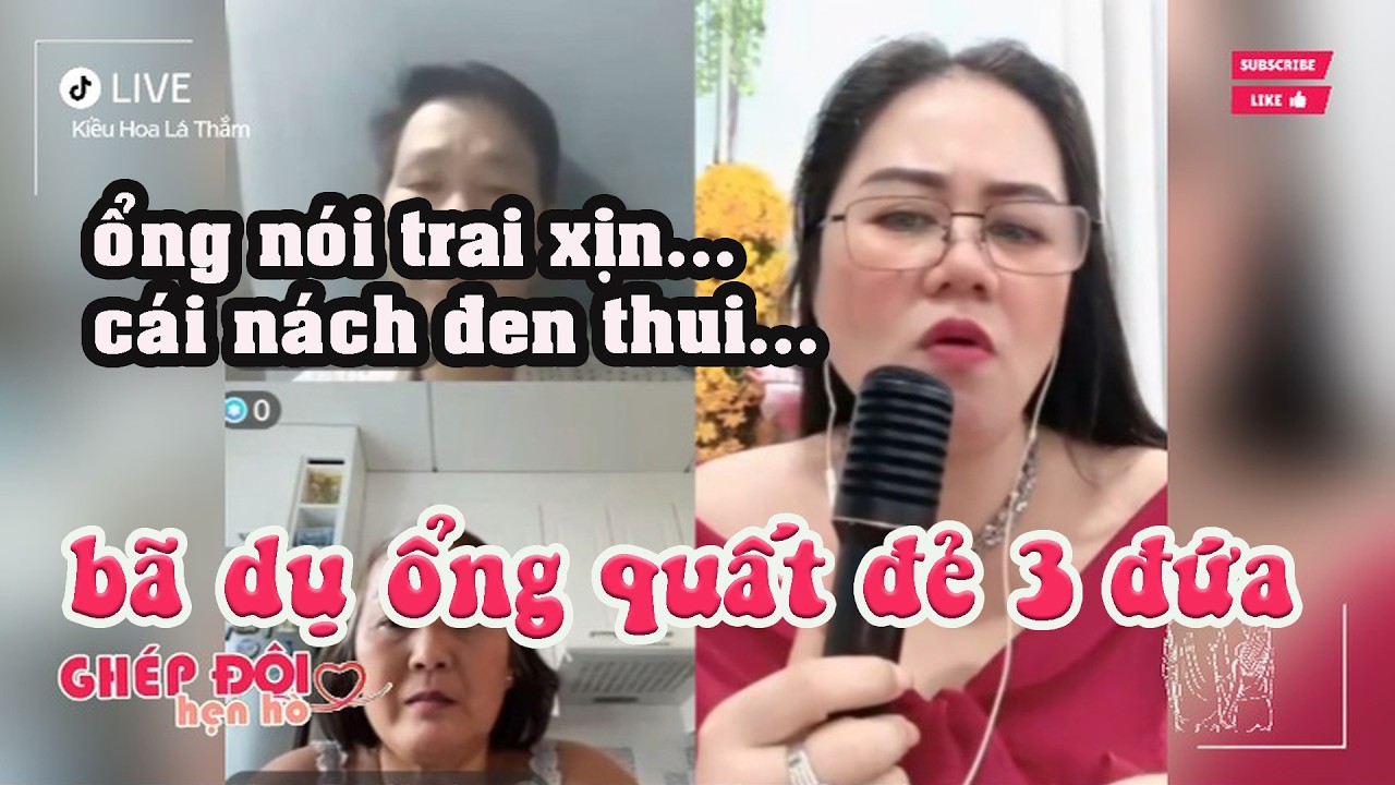Thắm ghép đôi. Bã dụ ổng quất đẻ 3 đứa, cái nách đen thùi lùi