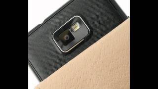 PDair     Leather Case for Samsung Galaxy S II GT-i9100 - Flip Type (Pink) screenshot 4
