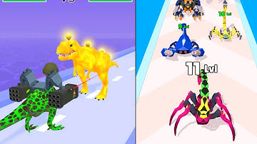 Eat & Grow in Scorpion Race. Survive through this insect evolution runner game