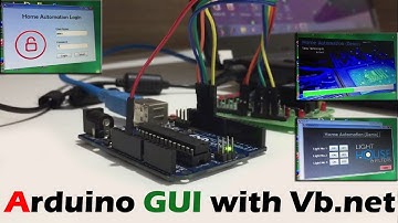 Arduino + vb.net Advanced UI Home Automation Demo | Led Control with GUI