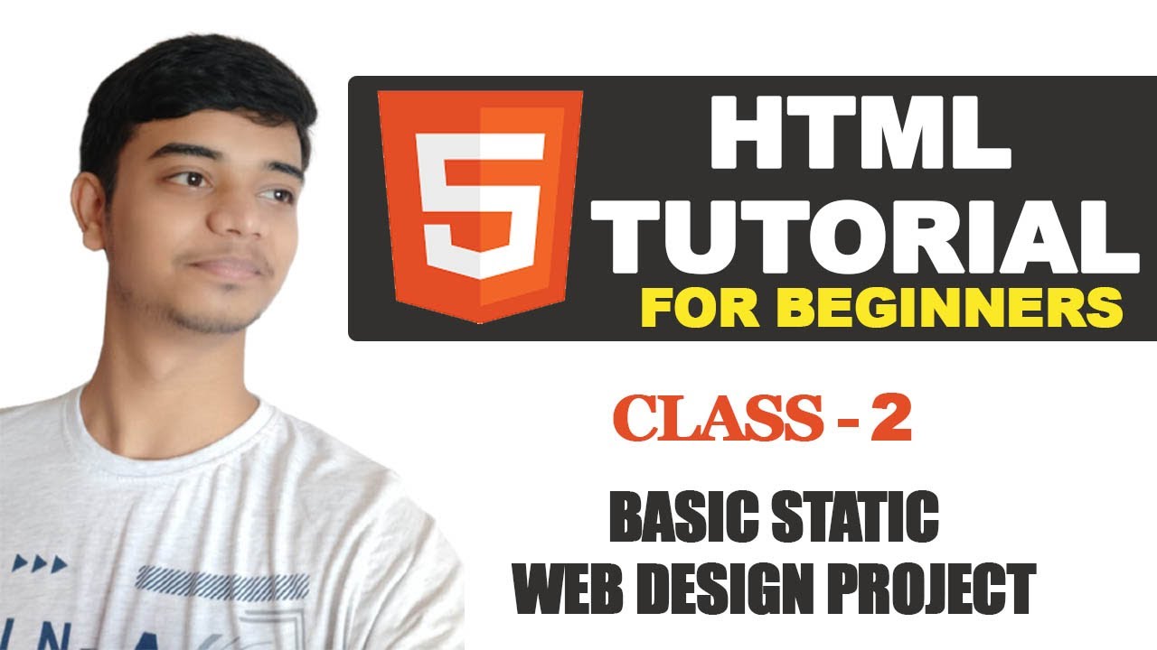 HTML Tutorial for Beginners | Tamil | Class - 2 | Basic Static Web ...