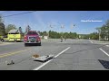 Orlando crash brings down power lines