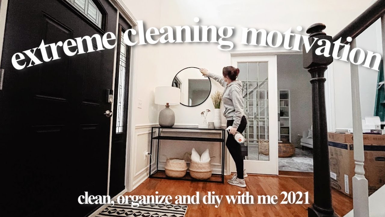 NEW HOUSE CLEAN WITH ME 2021 | Whole House Organize and Cleaning ...