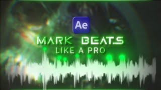 Easiest way to mark beats 🔥 | After effects | Tutorial for after effects #aftereffects