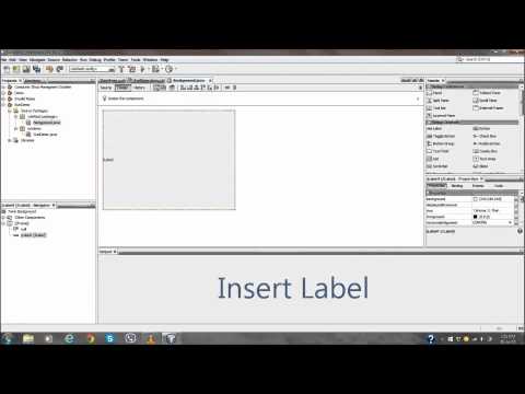 Java Tutorial: How To Place A Background Image In Netbeans