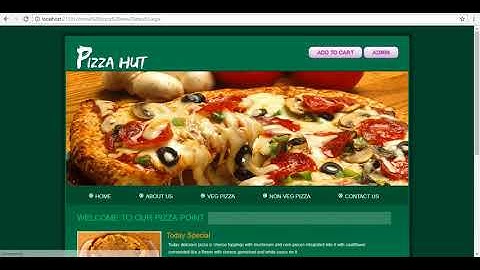 ASP.net Project - Online Pizza System