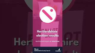 Hertfordshire County Council elections results are coming in ☑
Visit our live elections page to stay updated at hertfordshire.gov.uk/elections Hertfordshire County Council elections results are coming in ☑