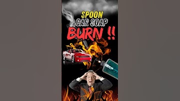 Burn soap liquid with FIRExSPOON #shorts #experiment #science