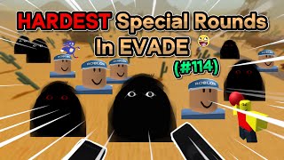 The HARDEST Special ROUNDS  ROBLOX Evade Gameplay (#114)