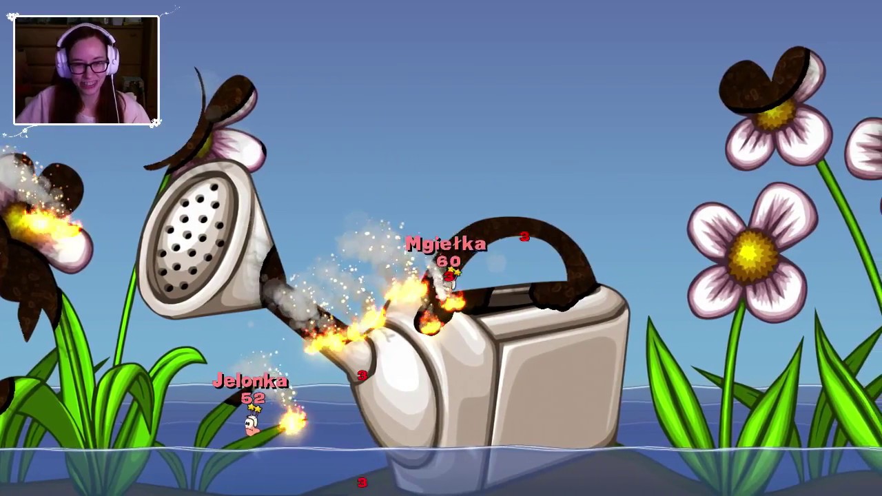 [Archiwum] Live (117) [2/8] - Wysadzamy robaki w Worms Reloaded z MaryKateAn i Kiną! (Suicide M)