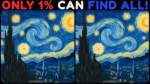 Only 1% Can Find All 3! 🧐 Impossible Spot The Difference #VisualPuzzle