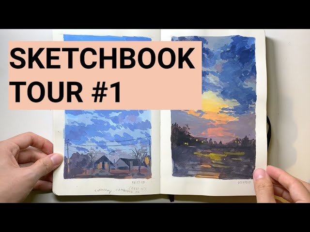 the BEST sketchbooks for gouache 📓 + sketchbook tour(s) 