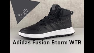 Adidas Fusion Storm WTR ‘Black/White’ | UNBOXING & ON FEET | winter boots | 2019