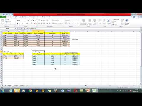 Normalisasi Database - 1NF sampai 3NF (Basis Data)