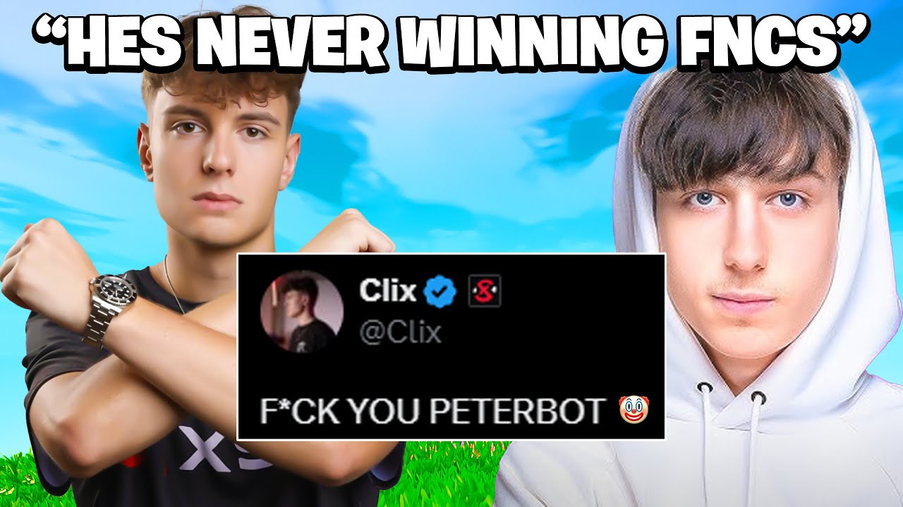 Clix CRASHES OUT on Peterbot After He Did This...